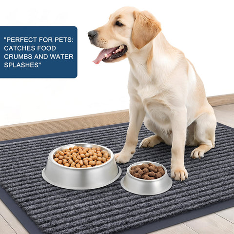 OLANLY easy-clean doormat cleans with light vacuuming or shaking outside