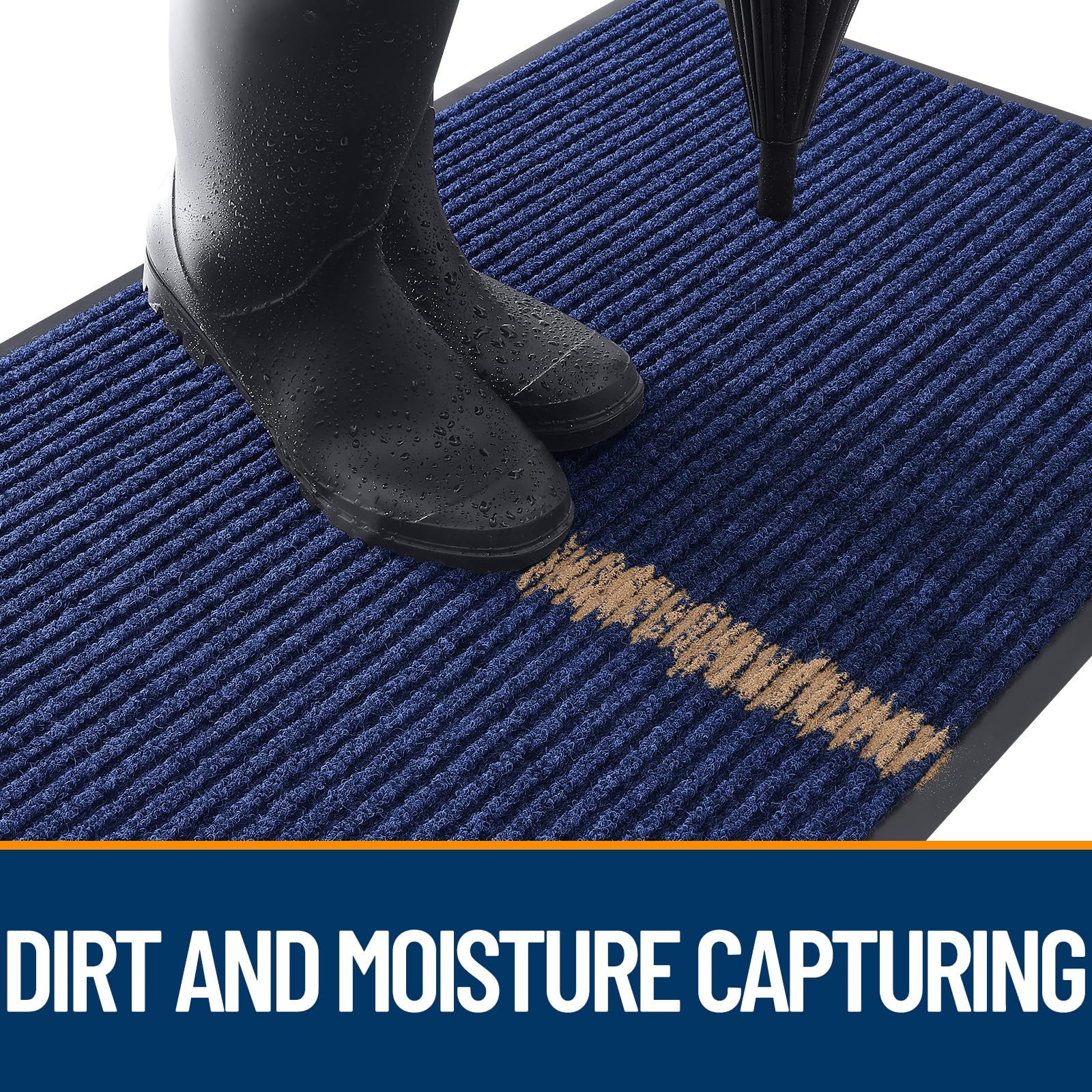 OLANLY easy-clean doormat simplifies maintenance after outdoor use.