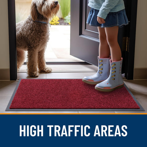 OLANLY easy-clean mat; quick vacuums and light shakes for daily use.