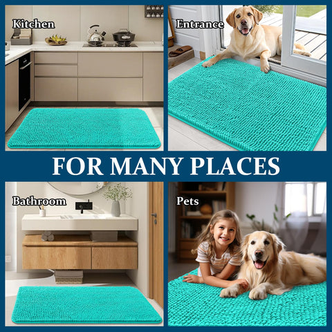 OLANLY entryway mat helps maintain tidier spaces with daily use.