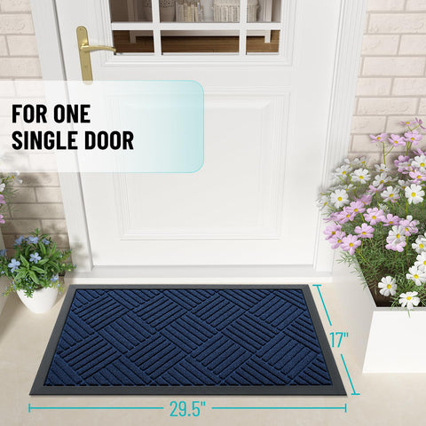 OLANLY dirt and mud trap close-up highlights deep grooves for effective cleaning.