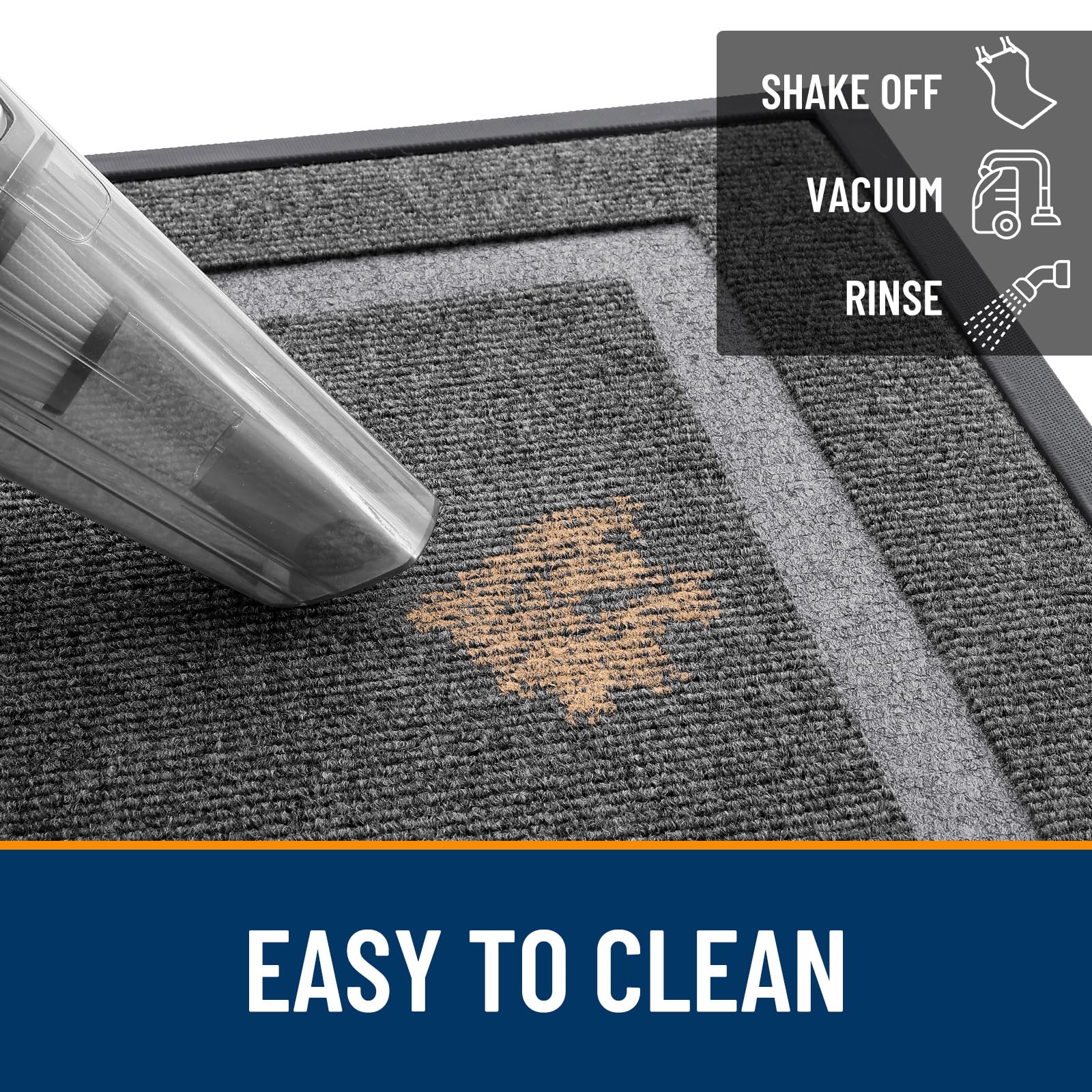 OLANLY mat suitable for indoor and outdoor high-traffic areas.