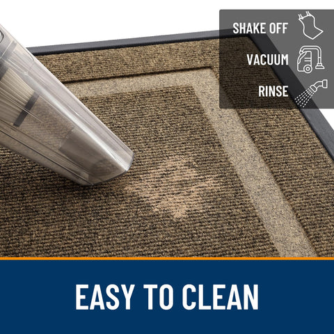 OLANLY heavy-duty rubber backing provides durable, low-profile protection.