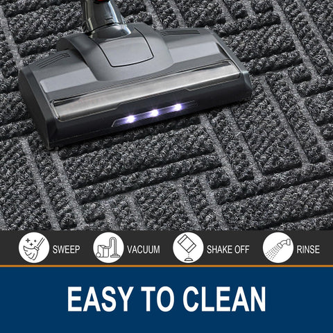 OLANLY mat fits under most doors with a 0.20 inch ultra-thin profile.