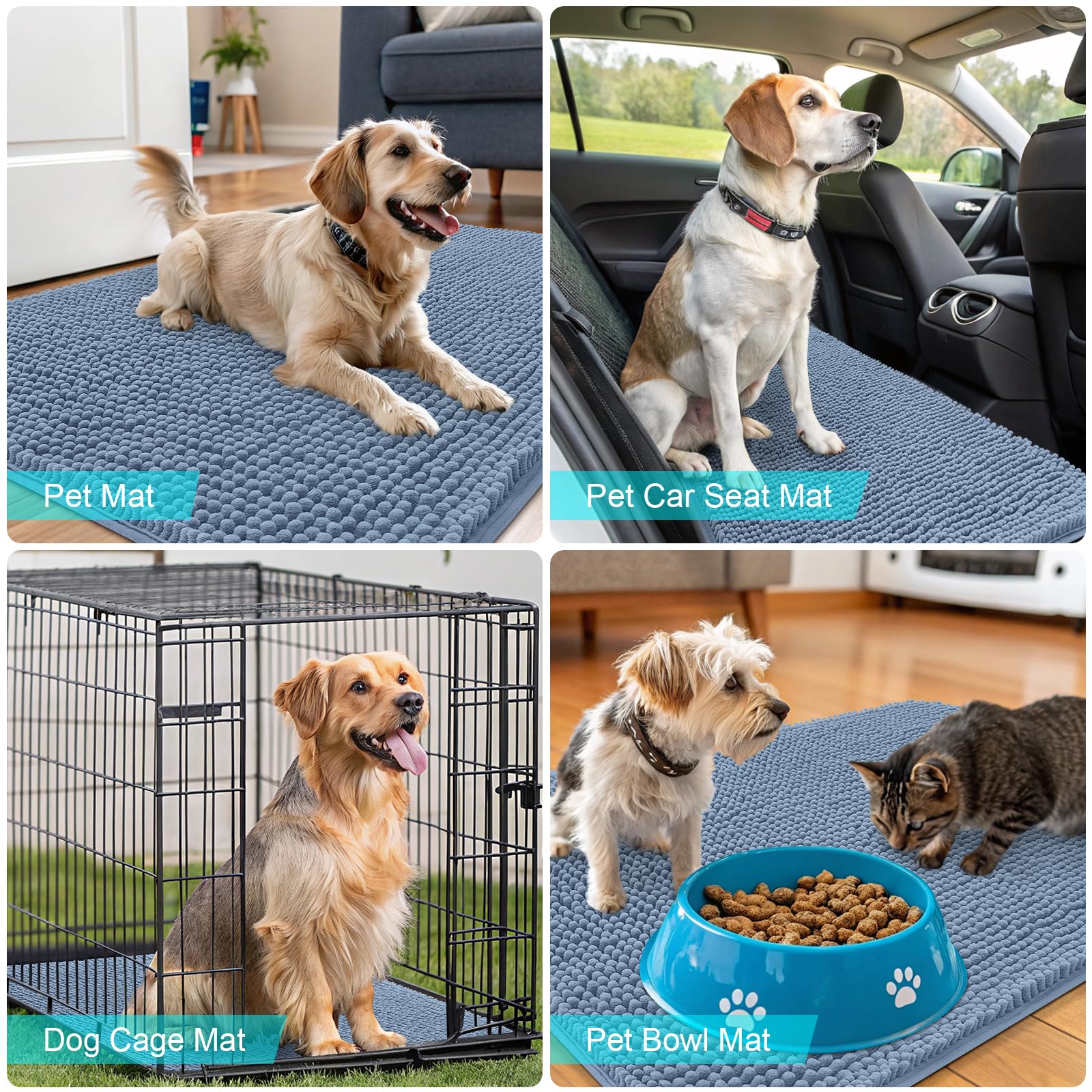 OLANLY indoor outdoor mat versatile for entryways or crates