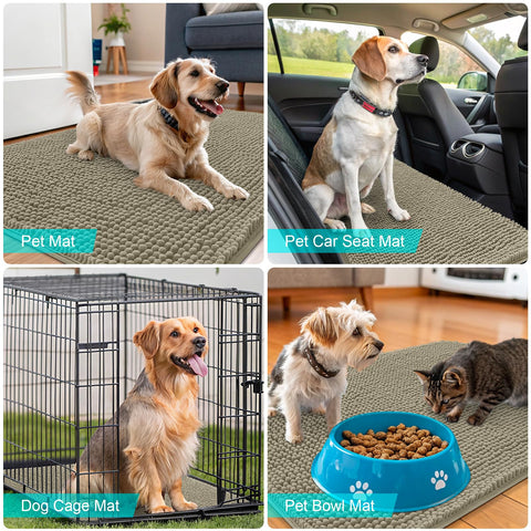 OLANLY versatile mat for indoor-outdoor use and crate