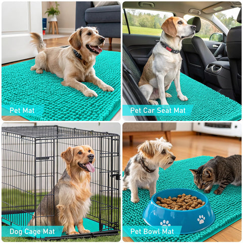 OLANLY indoor-outdoor mat suitable for entryways, crates, and cars.