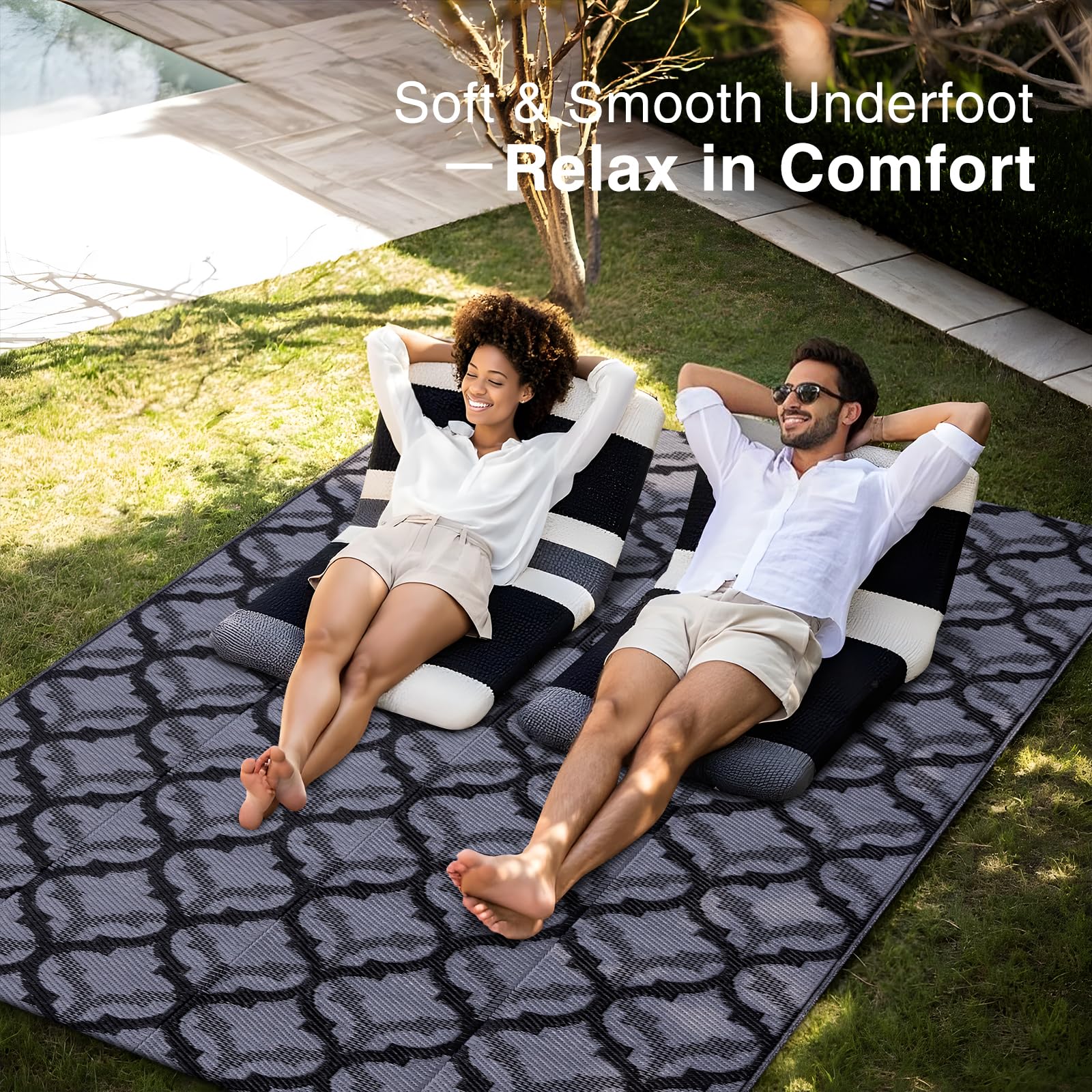 OLANLY UV-resistant coating preserves vibrant color against sun exposure in yards.