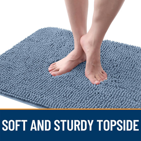 OLANLY low-profile 1-inch mat fits under doors without snagging