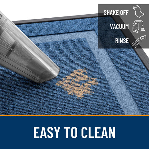 OLANLY low-profile mat clears most doors without jamming
