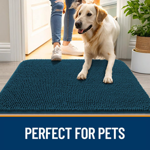 OLANLY machine-washable dog mat for easy cleaning and quick drying