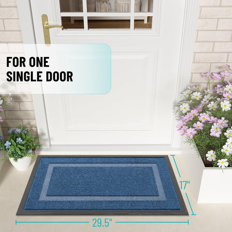 OLANLY natural rubber backing provides sturdy support to resist curling and wear