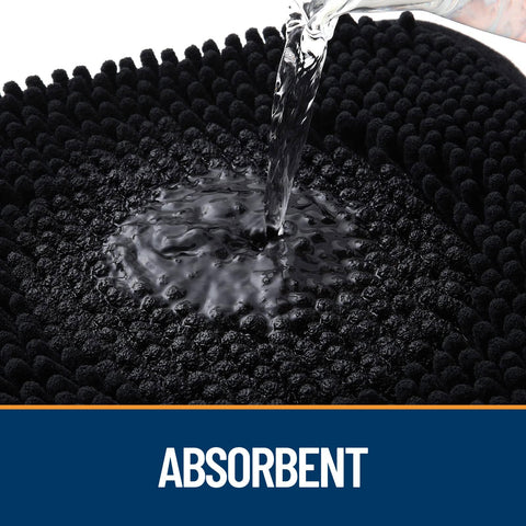 OLANLY non-slip rubber base keeps the mat in place