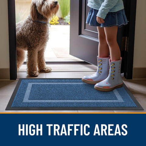 OLANLY outdoor-ready yet comfortable underfoot for welcome mat use