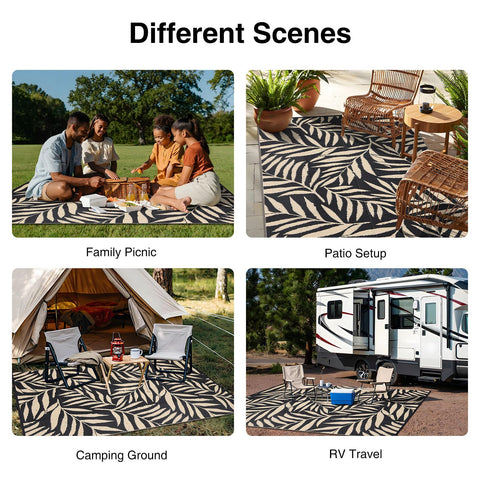 OLANLY long-lasting, fade-resistant rug ready for heavy outdoor foot traffic.