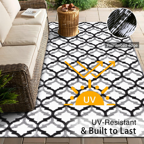 OLANLY reversible rug flip design refreshes decor instantly.