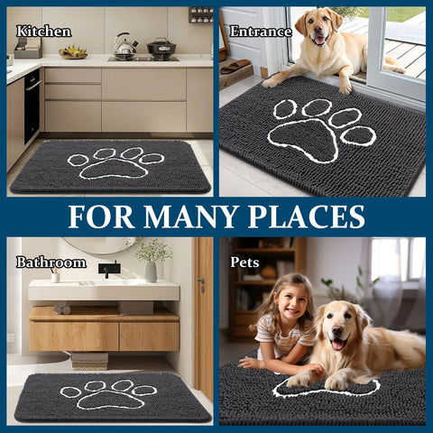 OLANLY versatile entryway mat keeps entries tidy and welcoming.