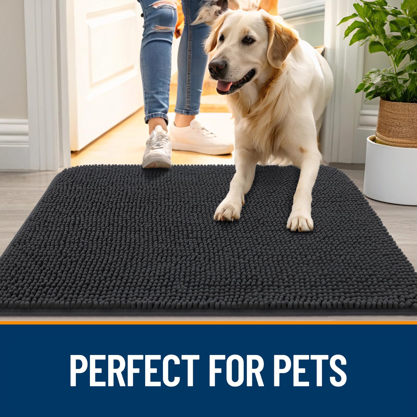 OLANLY versatile mat for indoor, outdoor, crate, or car use