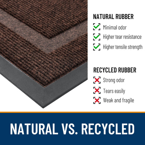 OLANLY versatile mat for indoor and outdoor entryways and high-traffic areas.