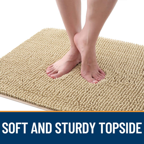 OLANLY quick-dry chenille mat dries fast after use.