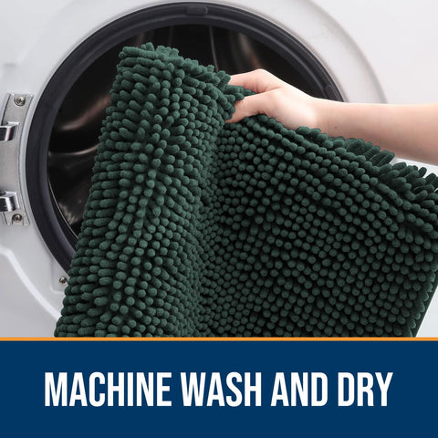 OLANLY washable indoor-outdoor mat—easy cleaning and quick drying