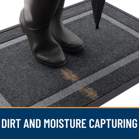 OLANLY welcome mat suitable for indoor and outdoor, high-traffic areas.