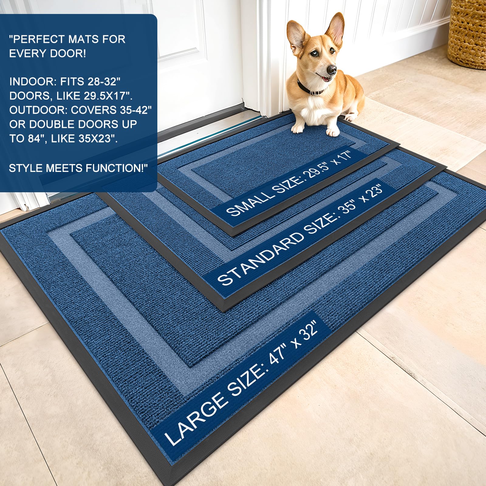 OLANLY woven top and deep grooves trap dirt and moisture effectively