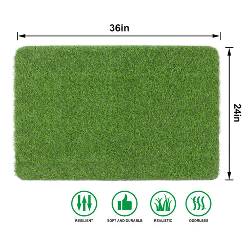 OLanto artificial grass door mat close up of turf texture and durable fibers