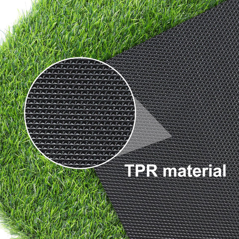 OLanto safe materials display soft three-centimeter grass for barefoot comfort.