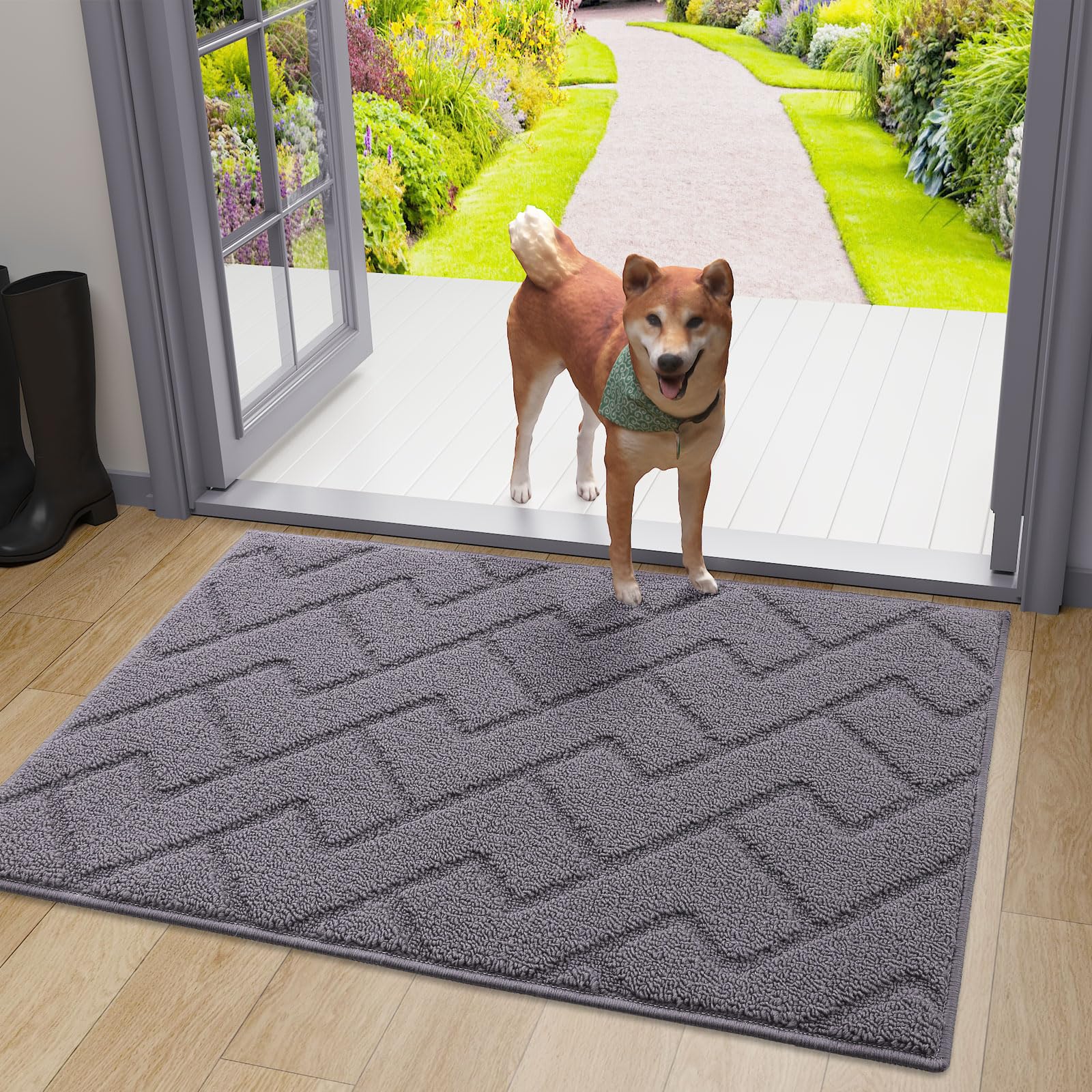 OLANLY durable backing resists wear for daily use.