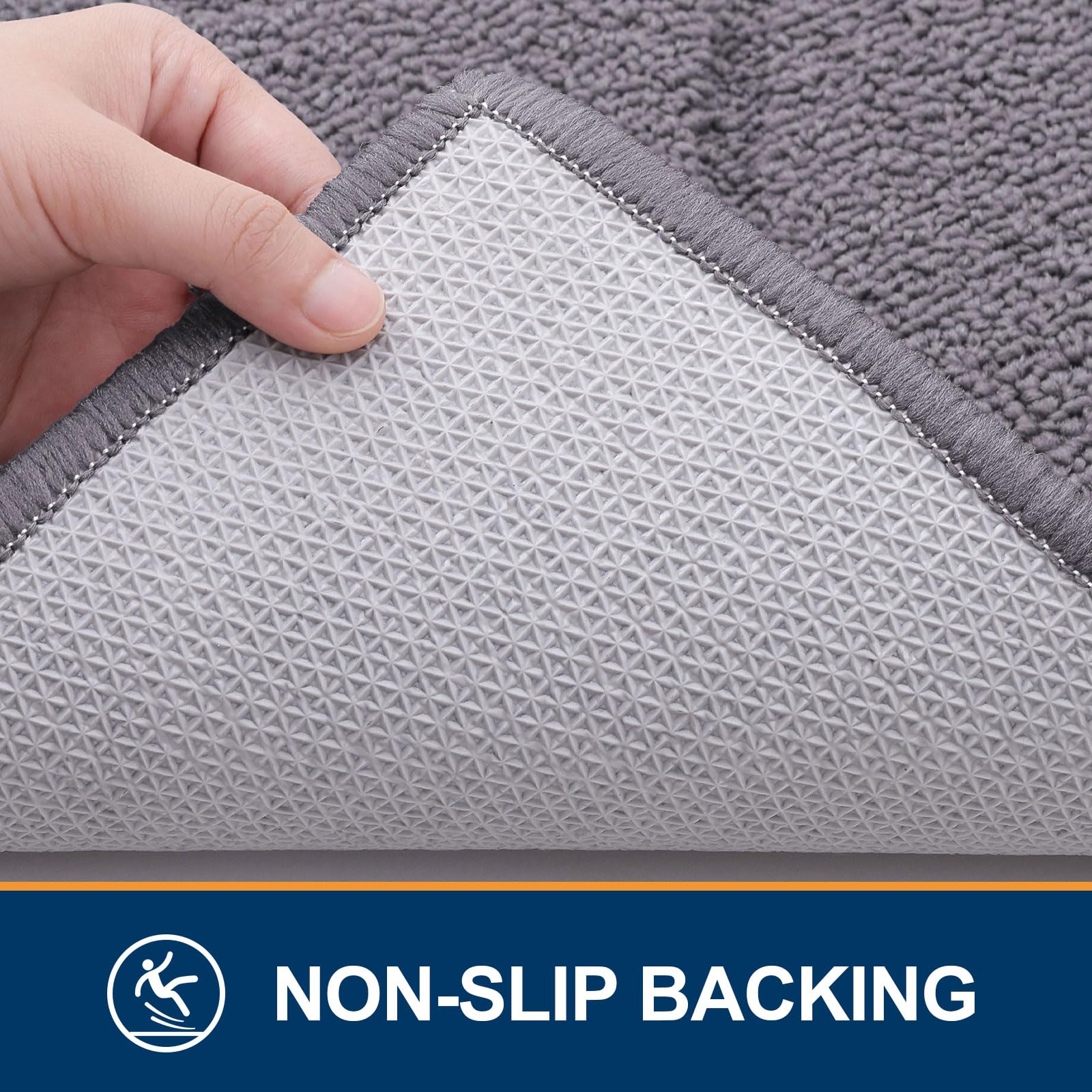 OLANLY low-profile design fits under doors without obstruction.
