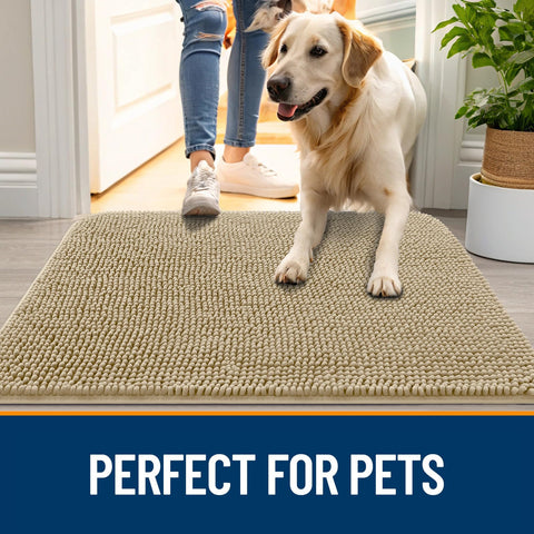 OLANLY machine-washable mat for quick, thorough cleaning.
