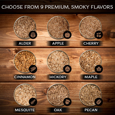 Old fashioned smoke chips oak by SmokeTop bring depth to whiskey sips