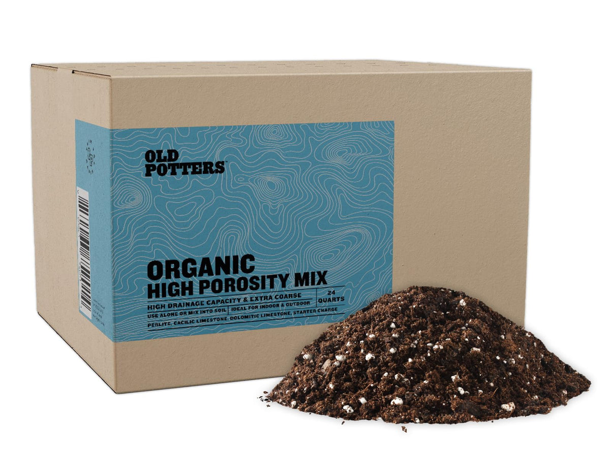 Old Potters High Porosity Mix for succulents in a 4 inch pot improves drainage and aeration