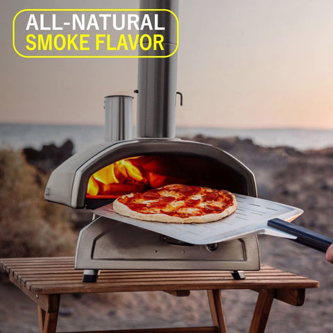 Old Potters kiln-dried hickory logs provide bold aroma for grilling.