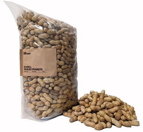 Old Potters squirrel-friendly in-shell peanuts deliver a natural snack.