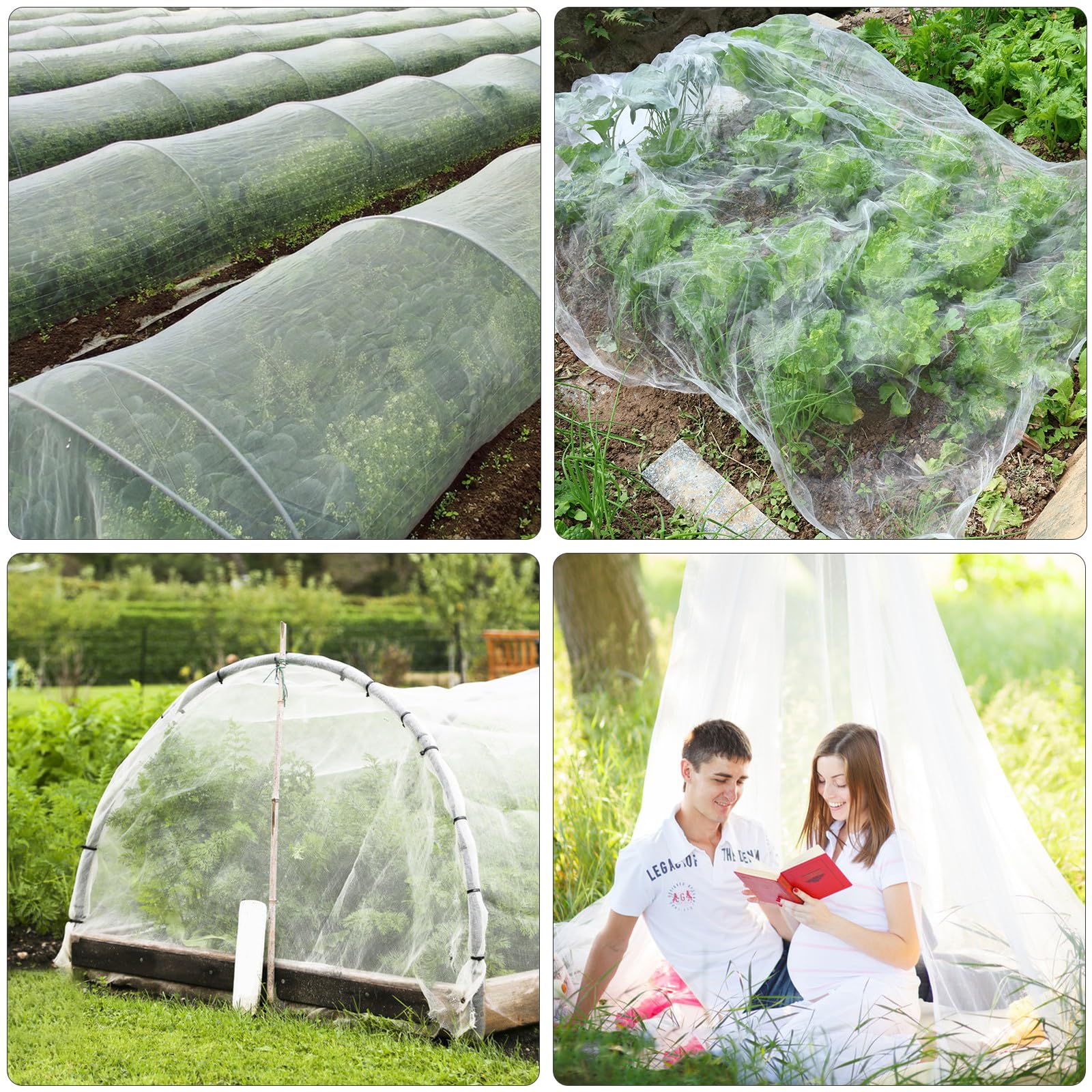 Oleitodh netting cut to size with scissors for a precise fit