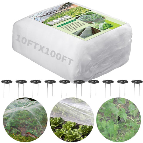 Oleitodh garden netting raised bed and greenhouse protection with breathable mesh