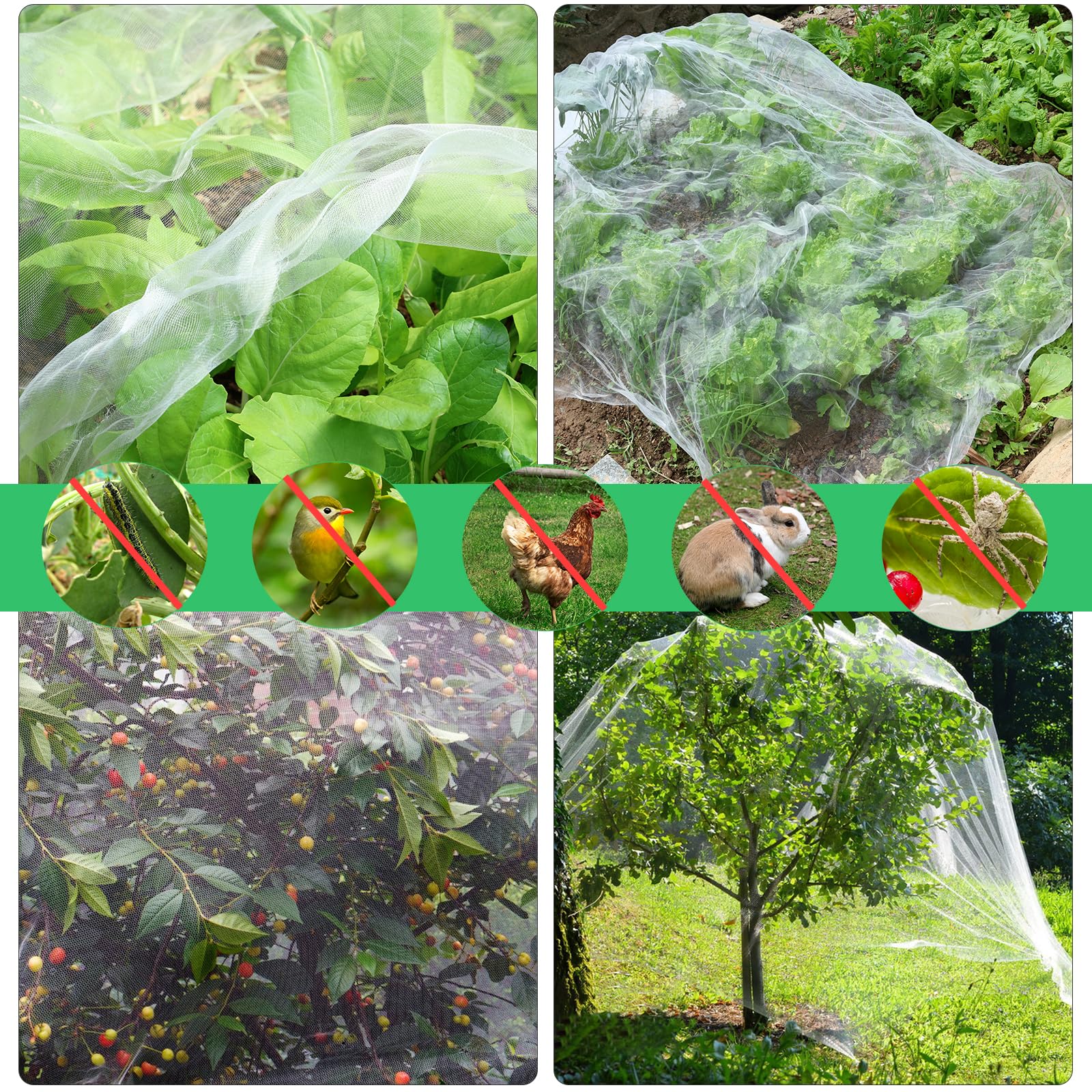 Oleitodh garden netting suitable for windows and indoor use