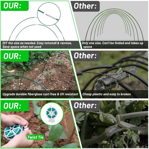 Oleitodh protected plants under cover help extend the growing season.