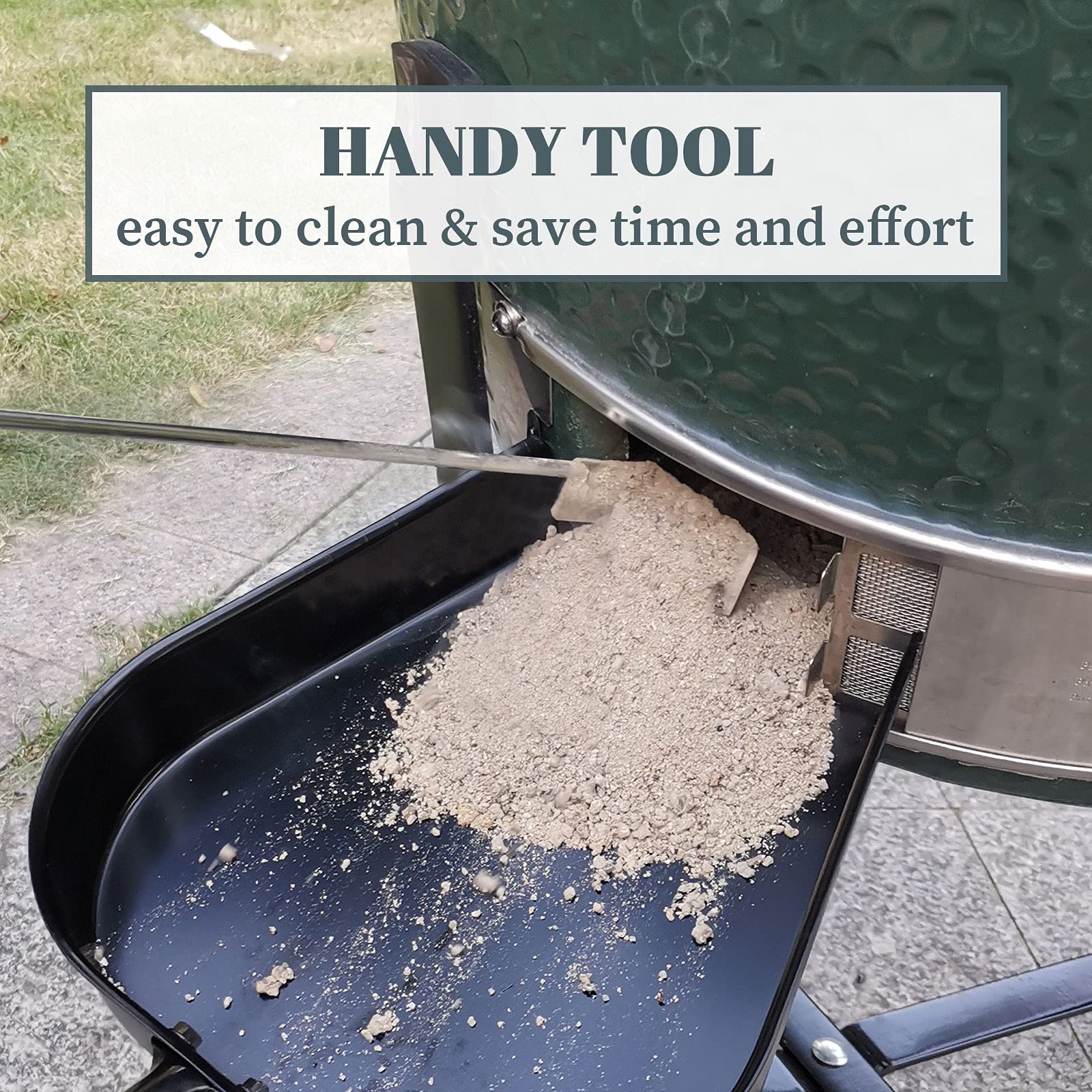 Stainless steel construction and solid welding for long-lasting use on grills.