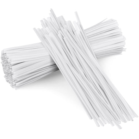Oligei twist ties secure bags for groceries and storage.