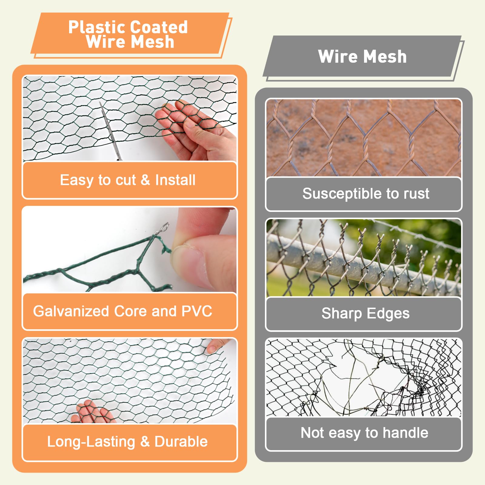 Oligei flexible green wire mesh folds easily for custom shapes and stable layouts