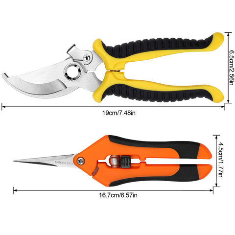 Oligei garden clippers with ergonomic design to reduce hand fatigue.