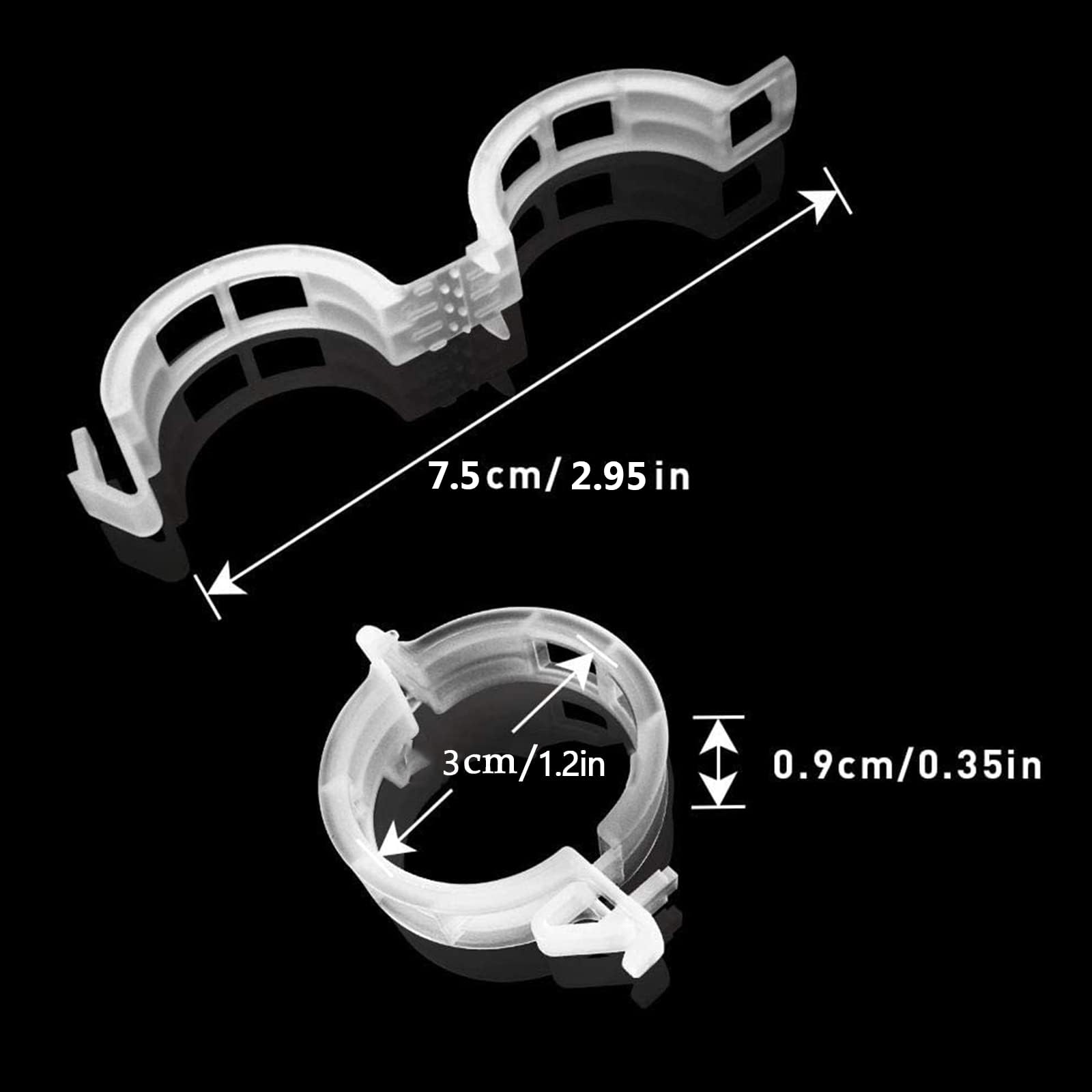 Oligei plastic trellis clip pack demonstrates easy-to-use garden fasteners.