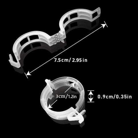 Oligei plastic trellis clip pack demonstrates easy-to-use garden fasteners.