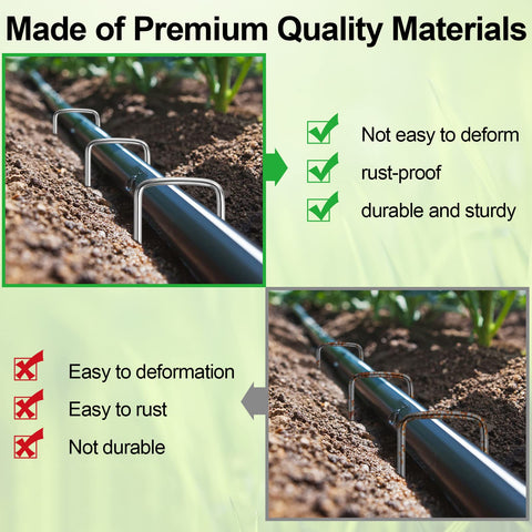 Oligei reusable garden stake for long-term garden projects