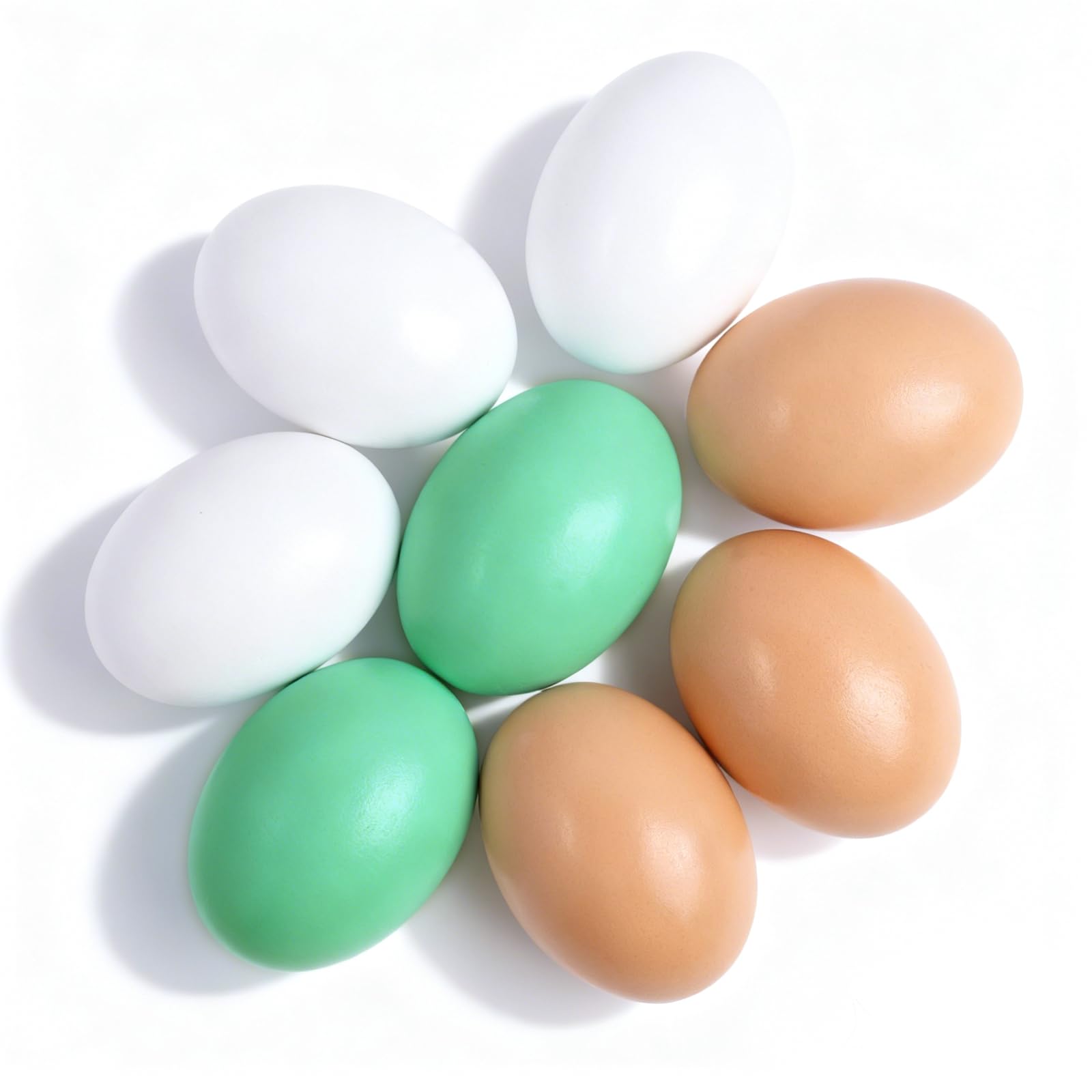 Oligei wooden fake egg green variant 1 for nest training and decorative display