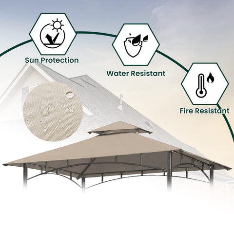 OLILAWN easy-install canopy with corner pockets enables tool-free mounting