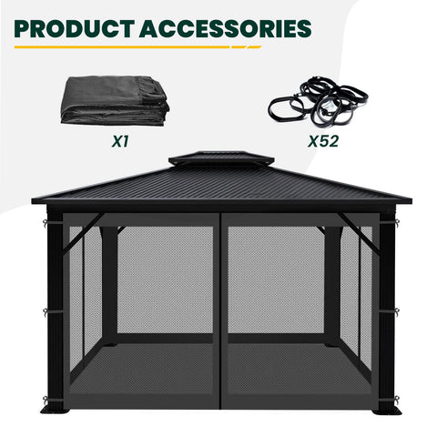 OLILAWN black color blends with most outdoor furniture and frames